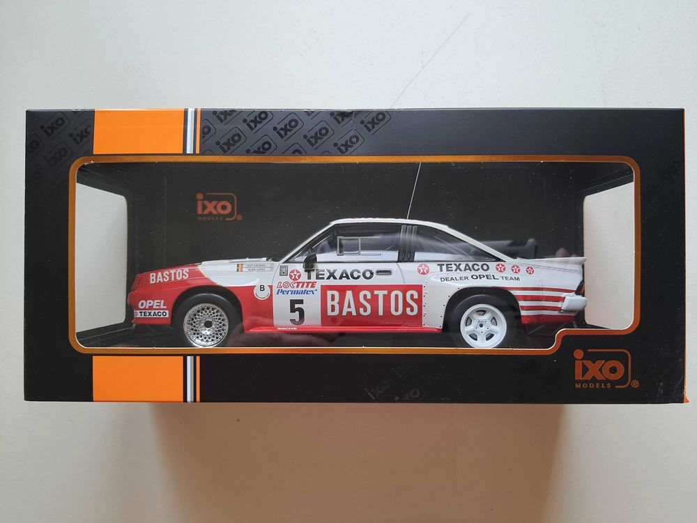 Opel Manta 400 #5, G.Colsoul/A.Lopes, Rallye d'Ypres (Belgique) 1985. IXO Models 1/18 