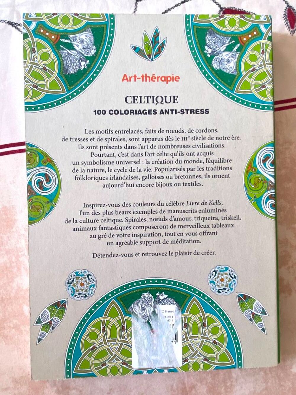 Livre Mandala Coloriage Art th&eacute;rapie celtique Livres et BD