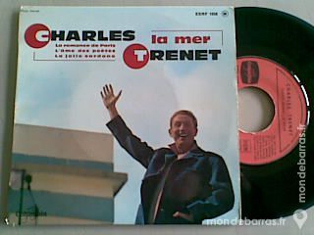 Charles TRENET : la mer + 3 CD et vinyles