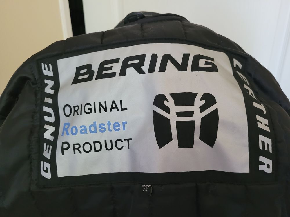 Blouson Moto Cuir Noir Sports