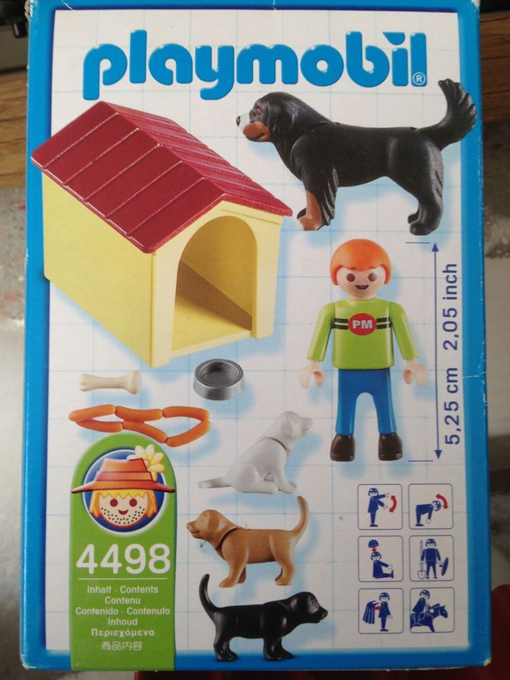 Jeu Playmobil N&deg; 4498 complet, l'enfant et famille de chien Jeux / jouets