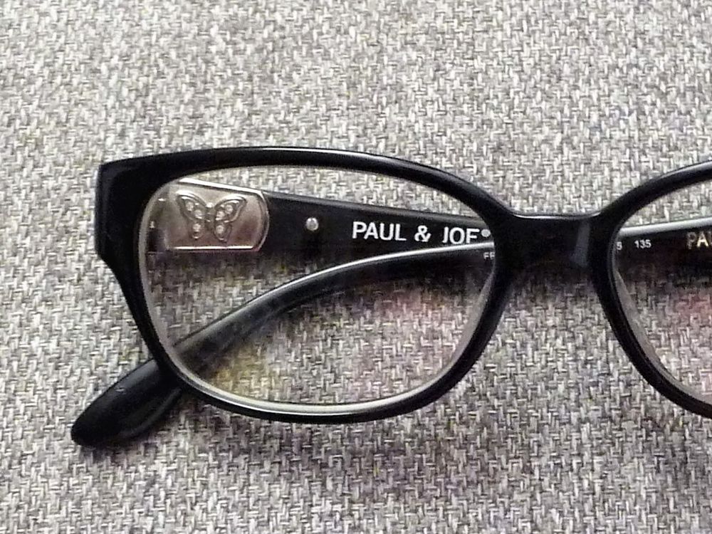 Monture/ Lunette de Vue Rectangle Plastique Noir- Paul &amp; Joe Bijoux et montres