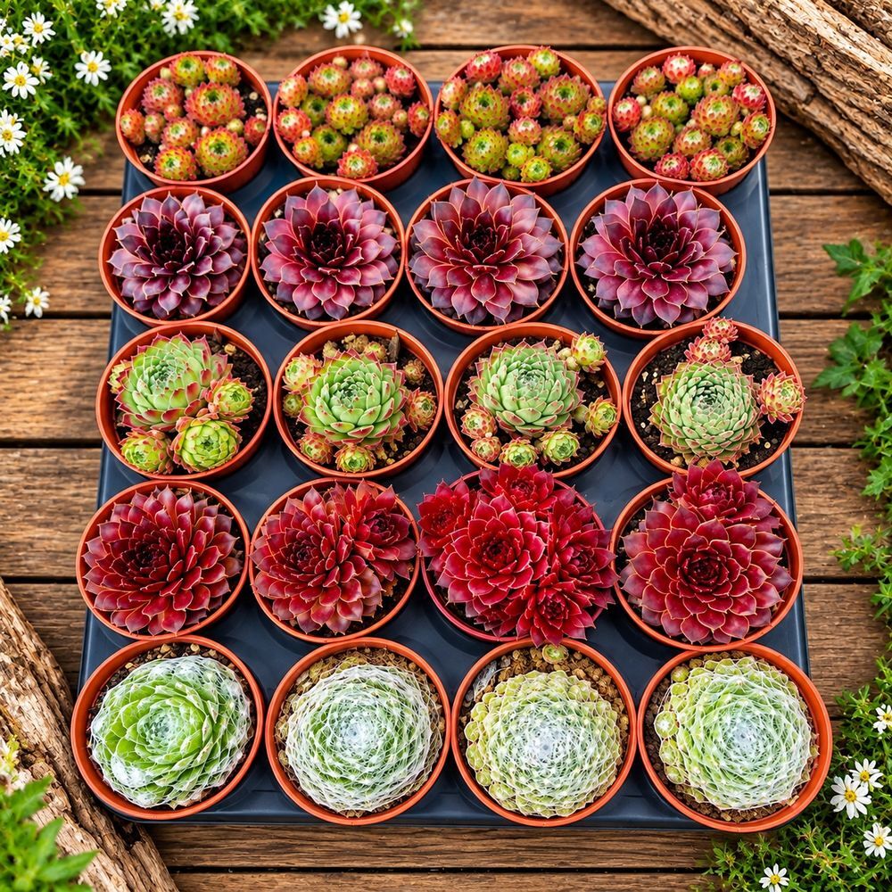 Plantes succulentes – Mini plantes, grandes et boutures d&egrave;s 2,50 € Jardin