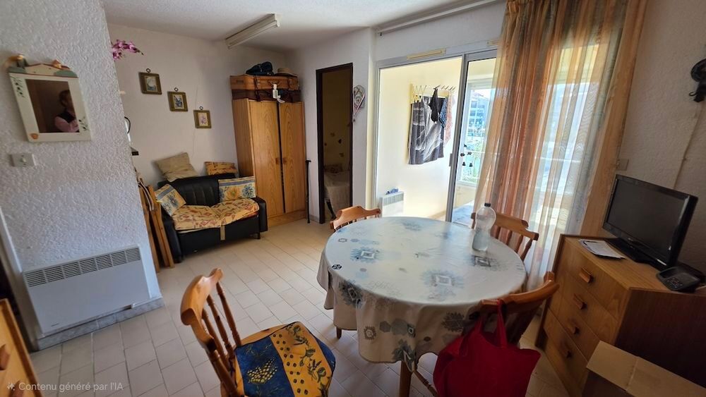 Vente Appartement LE CAP D'AGDE Ile des pêcheurs vue imprenable Studio/Cabine/loggia vitrée avec  parking Le cap d agde