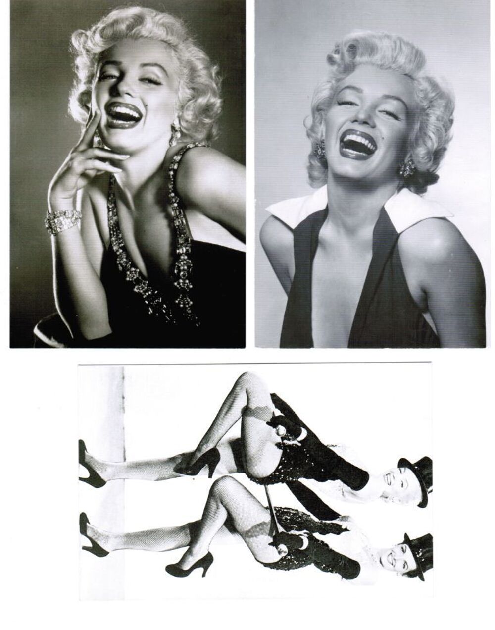 Lot 6 Cartes Postales Marilyn Monroe 