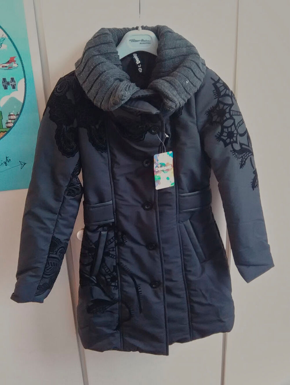  Manteau Desigual Pontevedra NEUF 36 Vtements