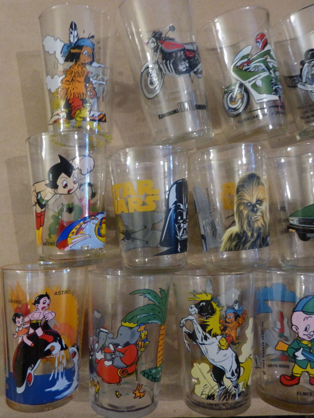  VERRE BD TV MOTO AUTO a choisir 