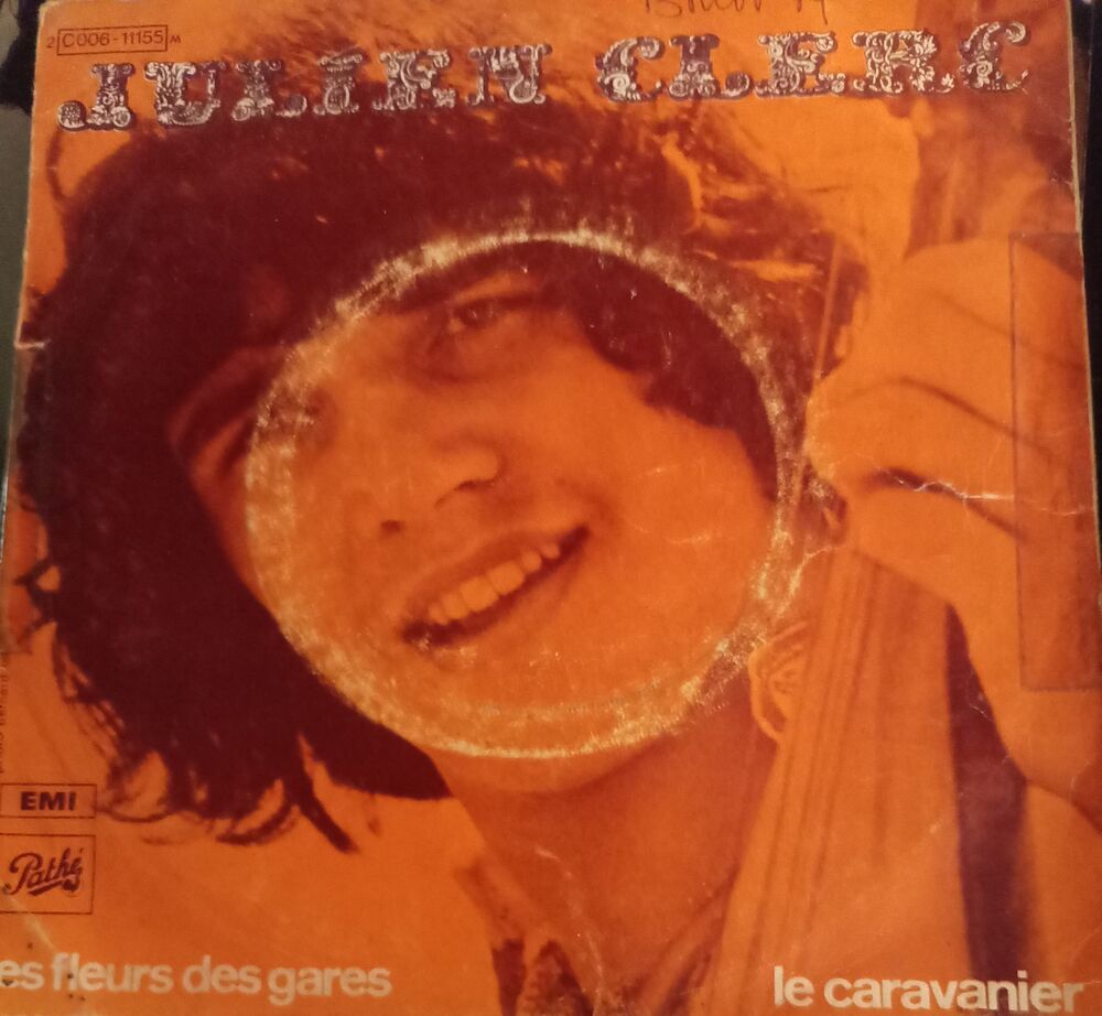 JULIEN CLERC / 9 X DISQUES VYNIL 45 TOURS / CD et vinyles