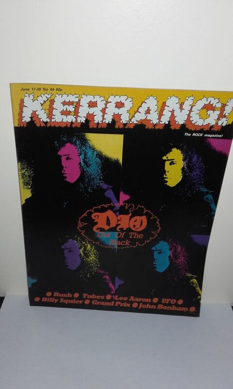 Kerrang N�44 - June 17 1983 (UK Magazine) avec Dio, Rush 35 Angers (49)