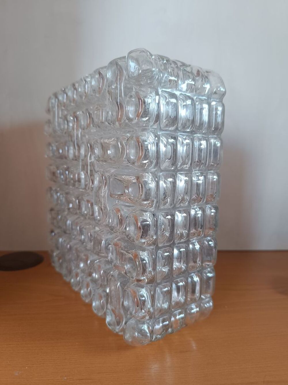 Luminaire ERCO en verre souffl&eacute; ann&eacute;e 60/70 vintage Décoration