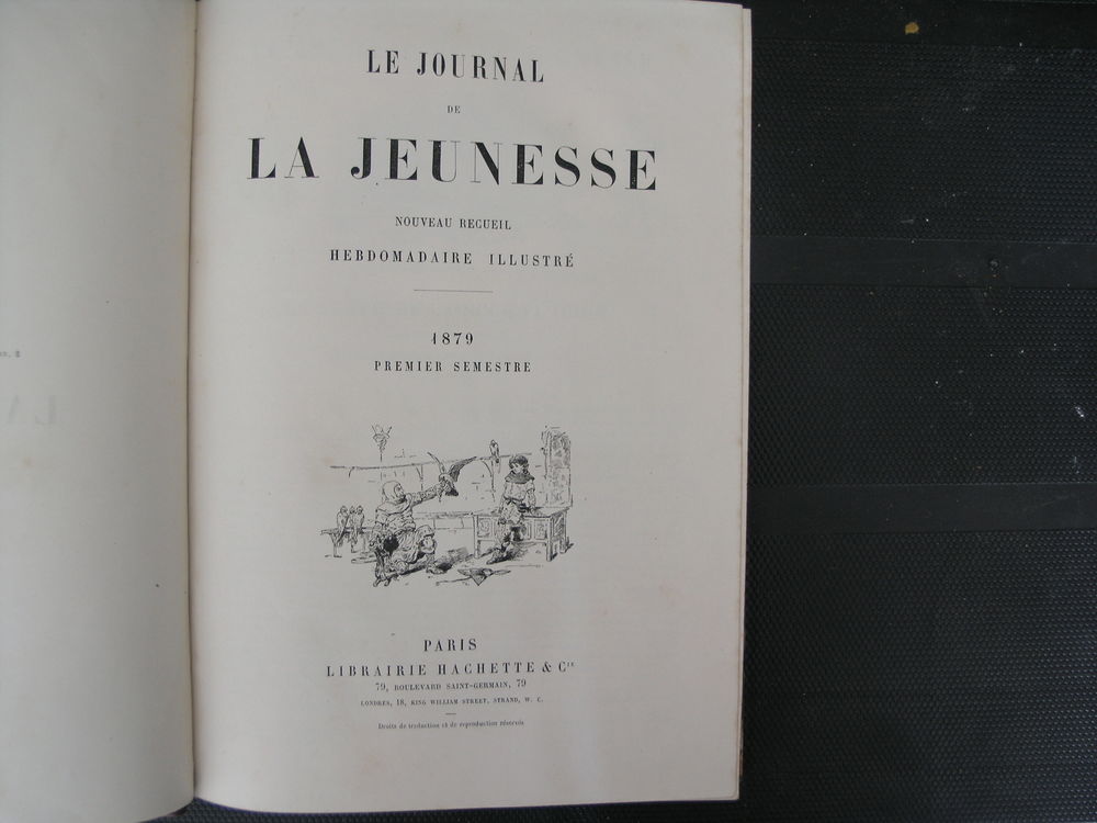 Livres anciens 8 # Journal de la jeunesse 