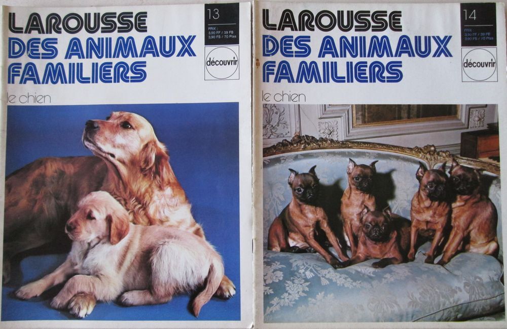 Larousse des animaux familiers n&deg;1 &agrave; n&deg;19 Livres et BD