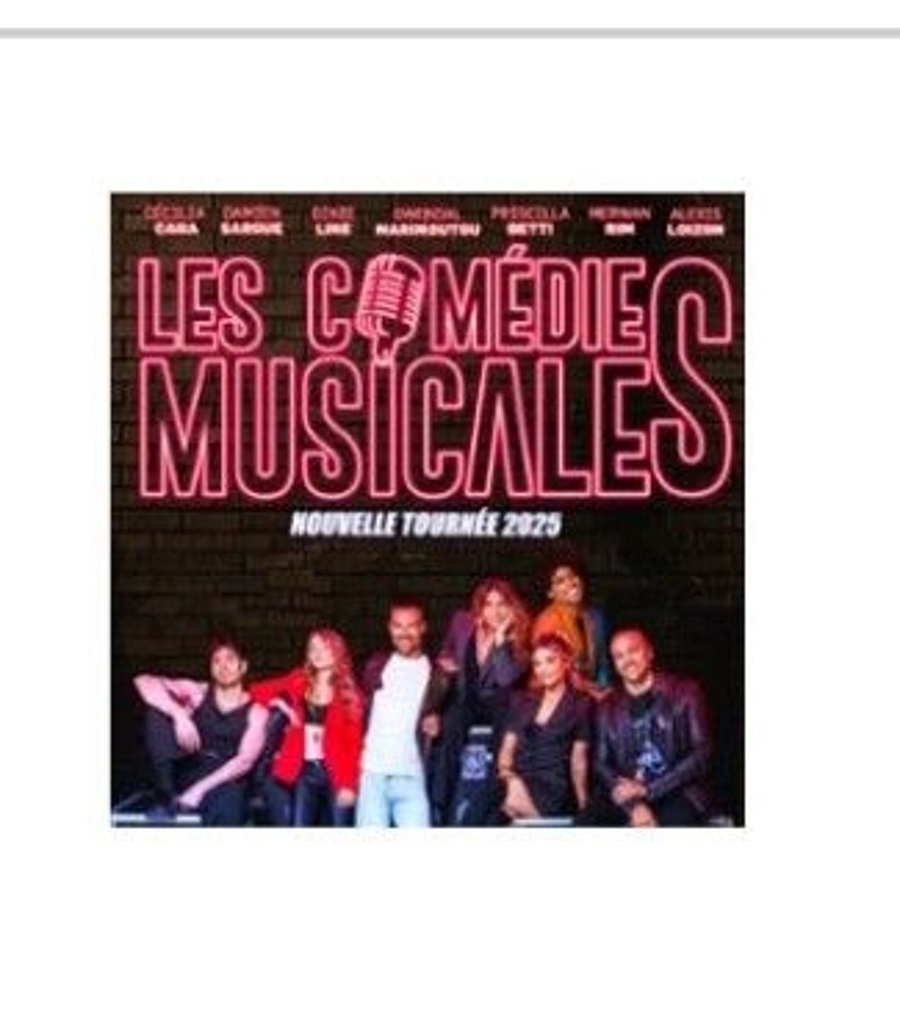 Les com&eacute;dies musicales Billetterie