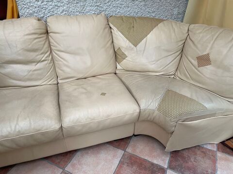 divan d angle cuir vachette 350 Sainte-Genevive-des-Bois (91)
