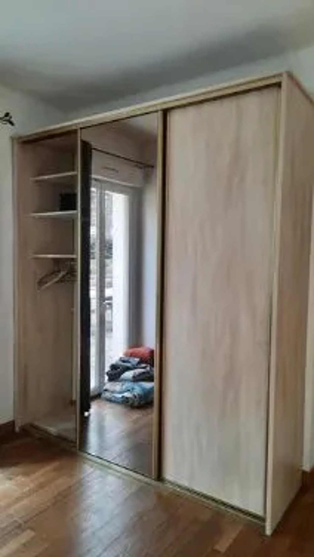 Grande Armoire, Penderie, 3 Portes Coulissantes Meubles