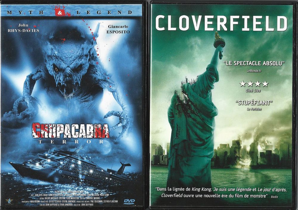 Pack horreur - 2 DVD DVD et blu-ray