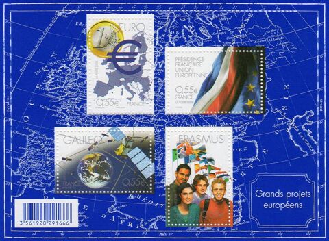 TIMBRES de FRANCE  . N**
FEUILLET   2008 4 Caumont (09)