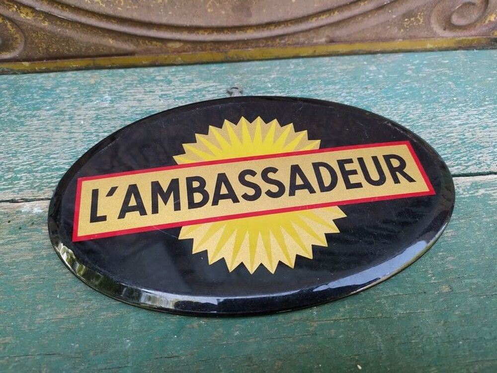 Ancien Glacoide Publicitaire L'Ambassadeur 