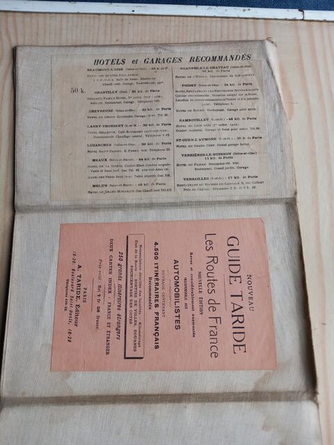 Carte Taride entoilée époque mai 1914 
30 Saint-Pierre-lès-Nemours (77)