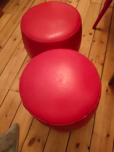 Lot de 2 petits pouf Alinéa 10 Étretat (76)