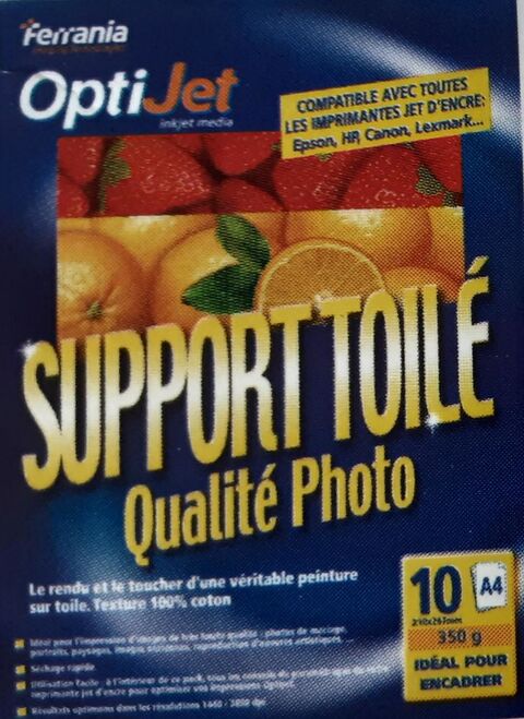 PAPIER PHOTO TOIL�   ART CANVAS   papier toil� 5 Pontoise (95)