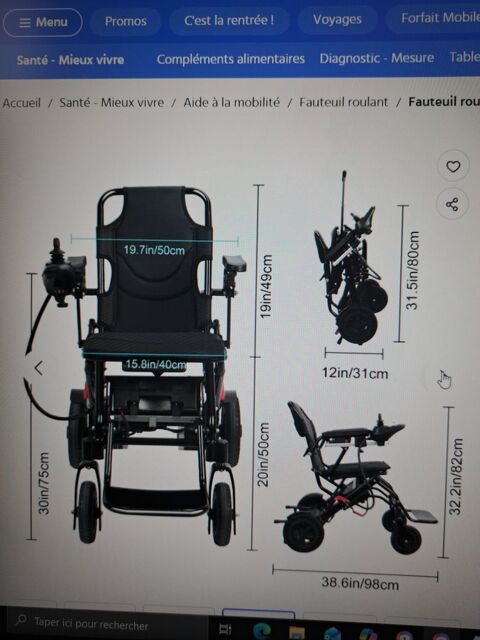Fauteuil électrique neuf Domérat (03)