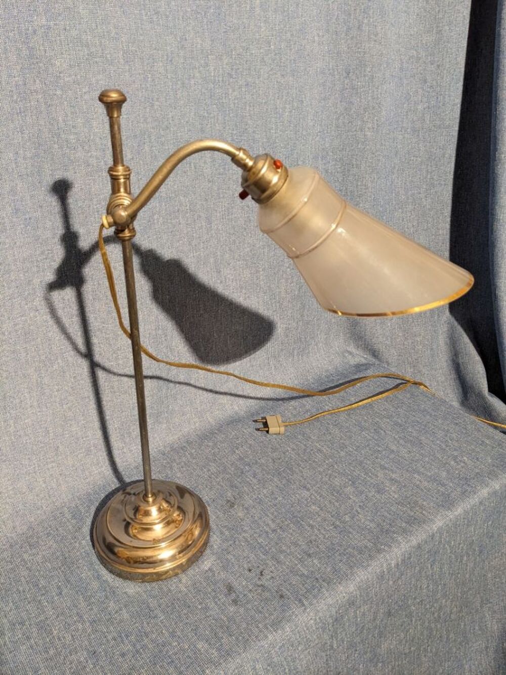Lampe d'Horloger tulipe guariche 1950 d&eacute;but du si&egrave;cle dernie Décoration