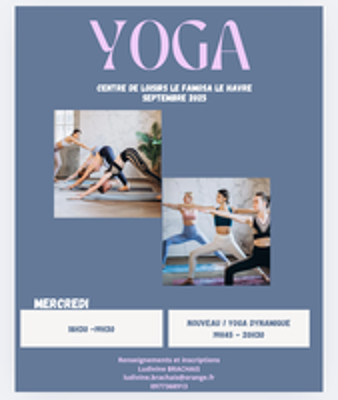   Sances de yoga et Pilates Le Havre / Heuqueville  
