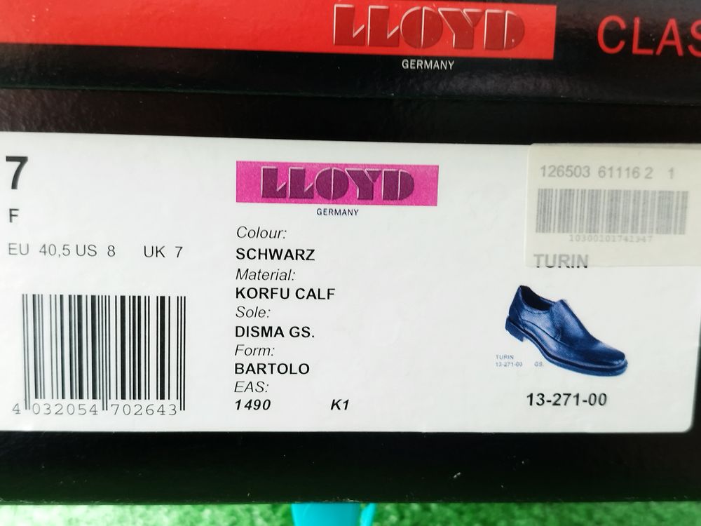 CHAUSSURES LLOYD CUIR NOIR Chaussures