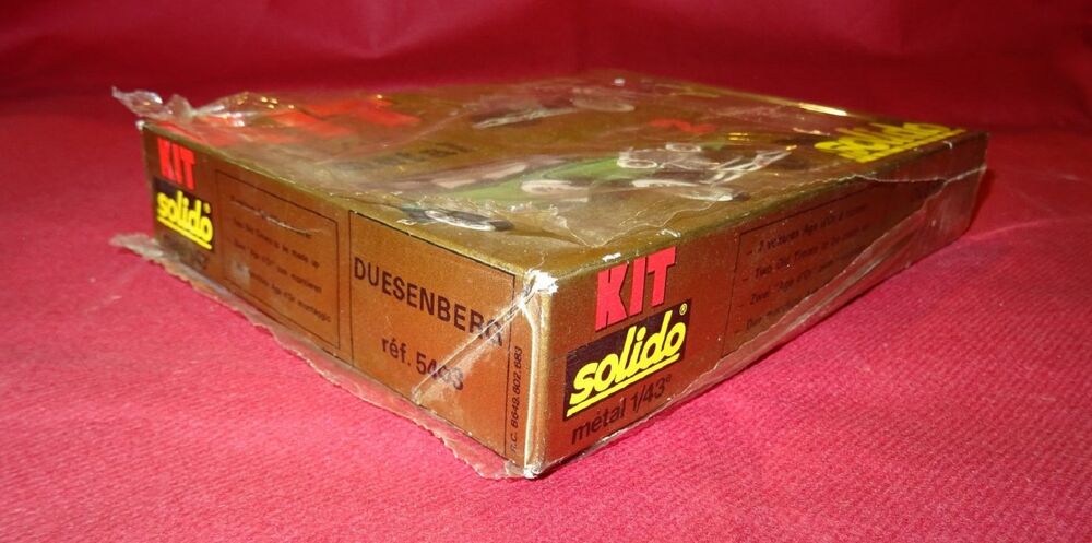 SOLIDO 5403 RARE KIT M&Eacute;TAL 2 DUESENBERG EN BOITE SCELL&Eacute;E Jeux / jouets
