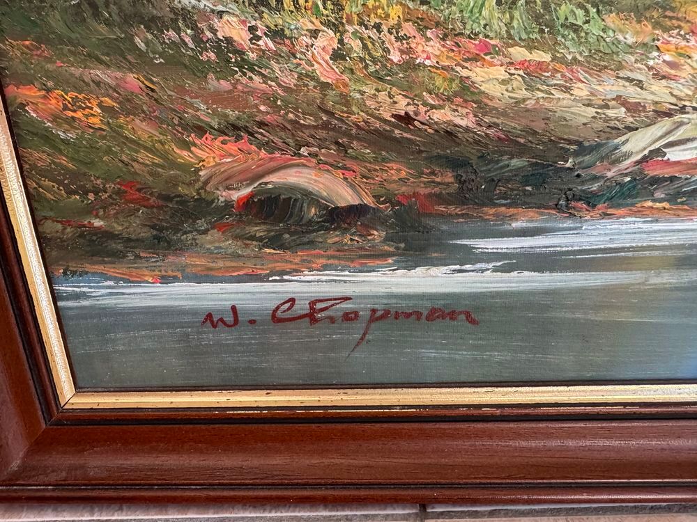 tableau de W.Chapman du XXe si&egrave;cle. 