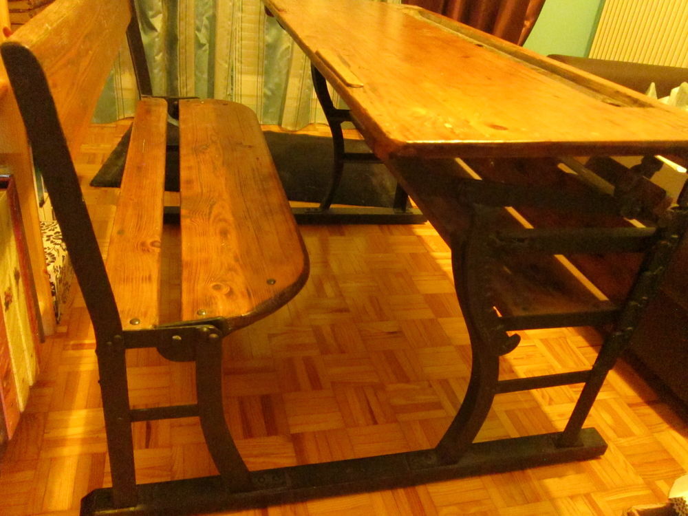 PUPITRE/BUREAU D'ECOLIER ANCIEN Meubles