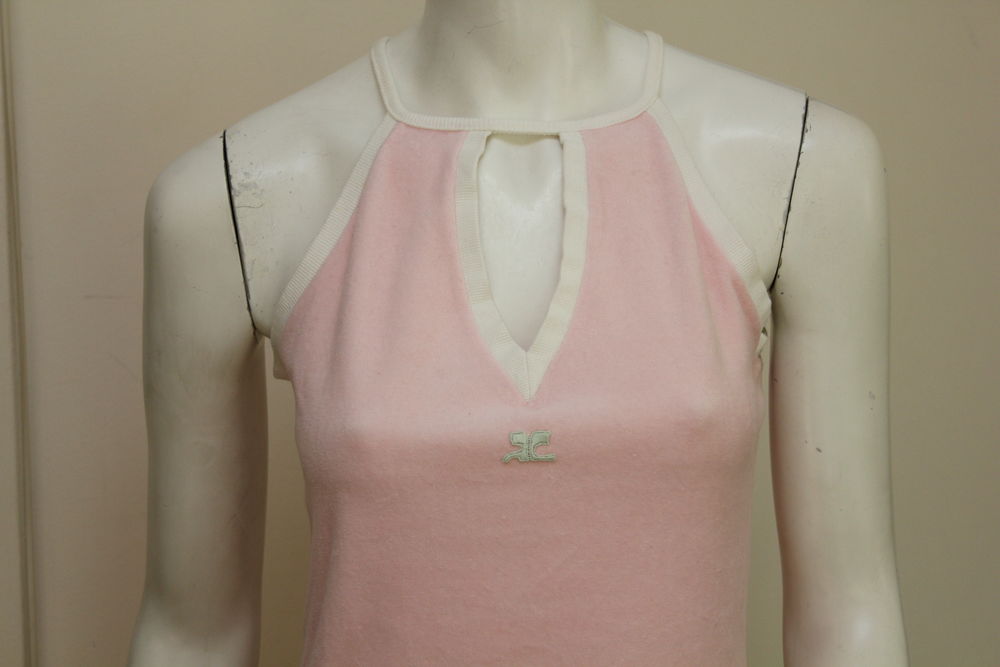 Robe velours &eacute;ponge COURREGES T.S Vêtements