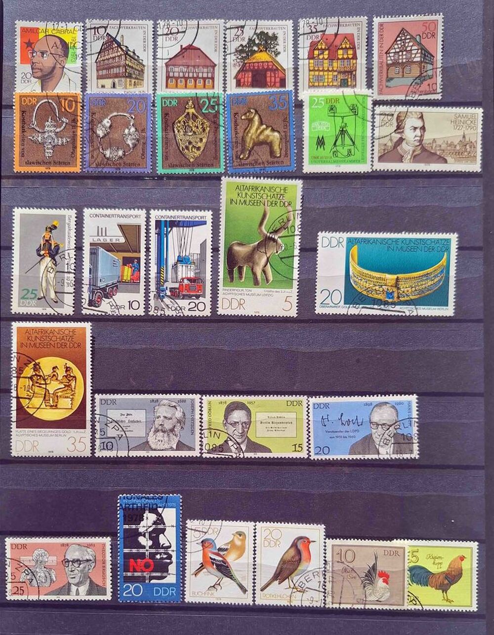 S&eacute;rie de timbres de collection d'Allemagne ter 
