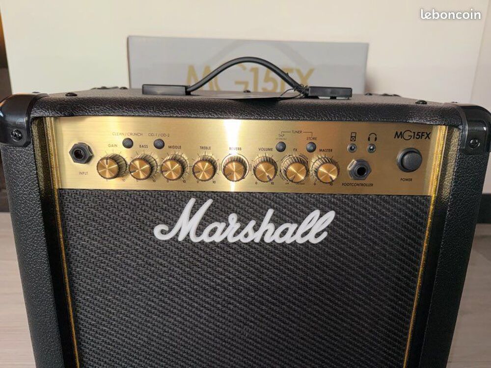 Ampli guitare Marshall MG15FX Gold 15W &eacute;tat neuf Audio et hifi