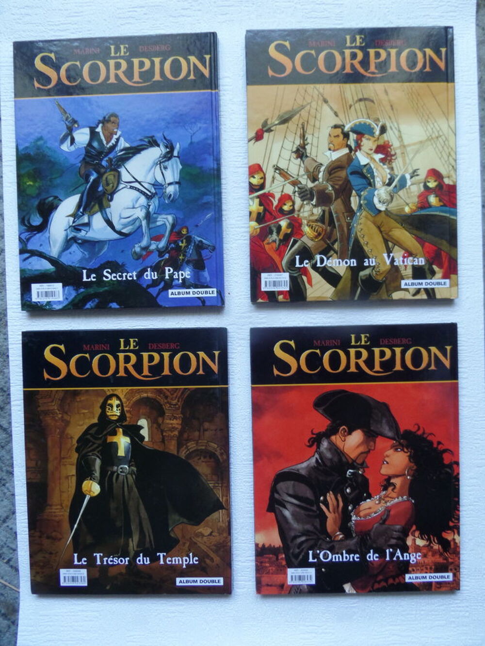 4 doubles albums de SCORPION Livres et BD