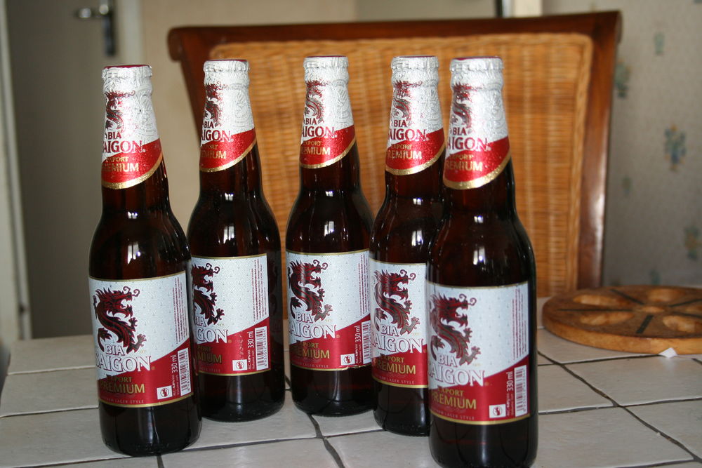 5 canettes de bi&egrave;re vietnamienne 
Cuisine