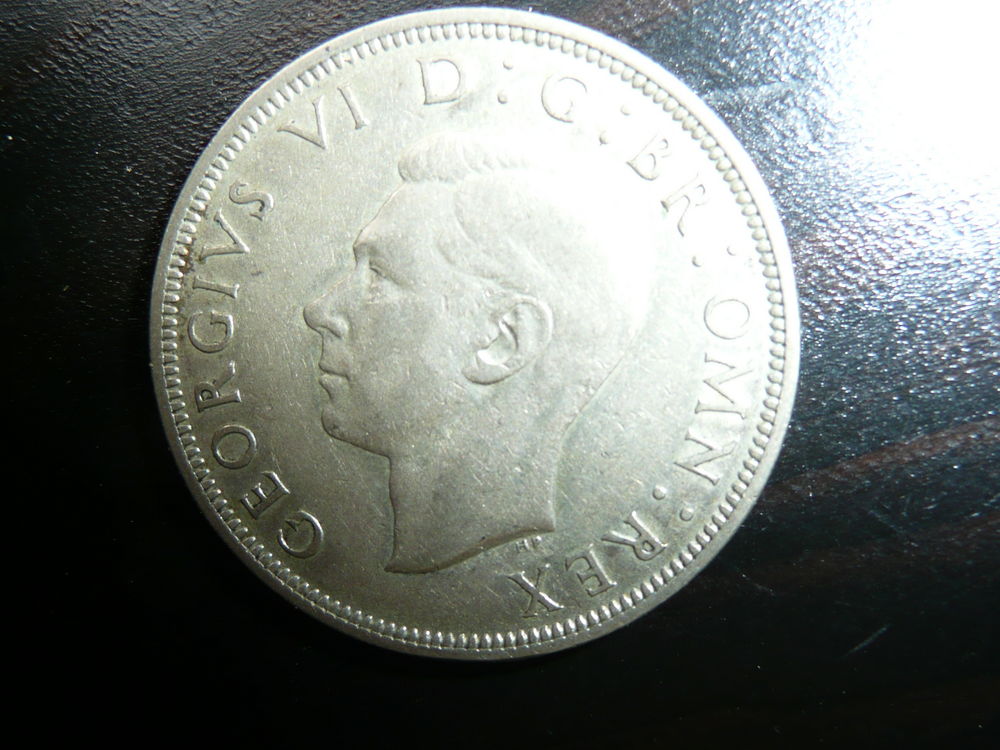 Pi&egrave;ce Argent 1/2 couronne George VI 1939 