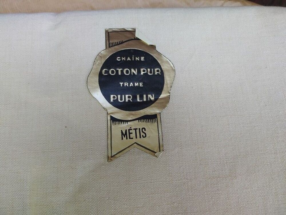 Anciens Draps Coton et Lin M&eacute;tis 
Décoration