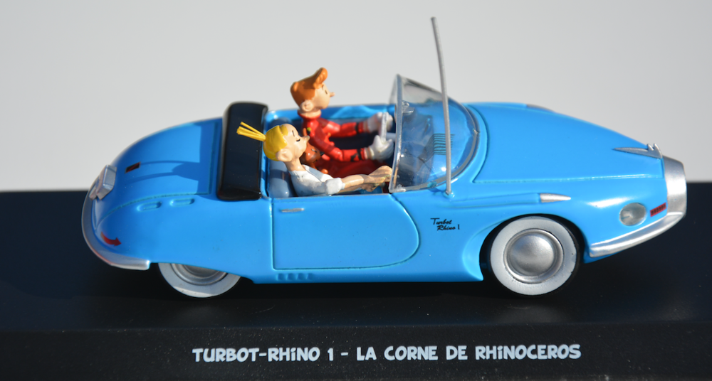Talbot Rhino de Spirou dans l'album la corne de rhinoc&eacute;ros 