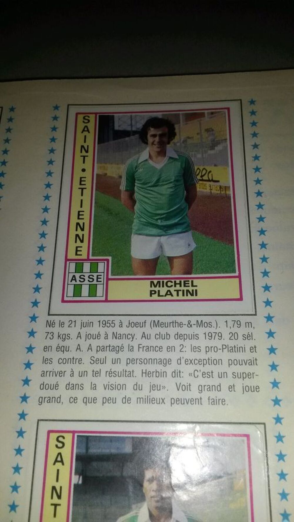 FOOTBALL Album Panini 1980 complet sp&eacute;cial St Etienne Livres et BD