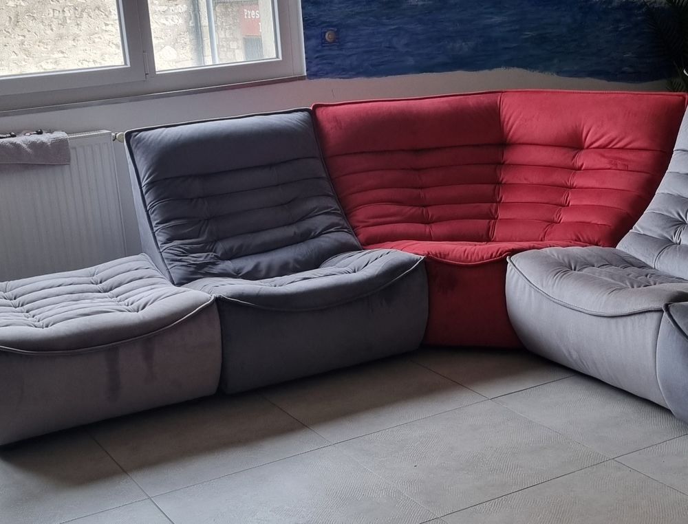 Ensemble canap&eacute; modulable contemporain ZANZIBAR HomeSalon Meubles
