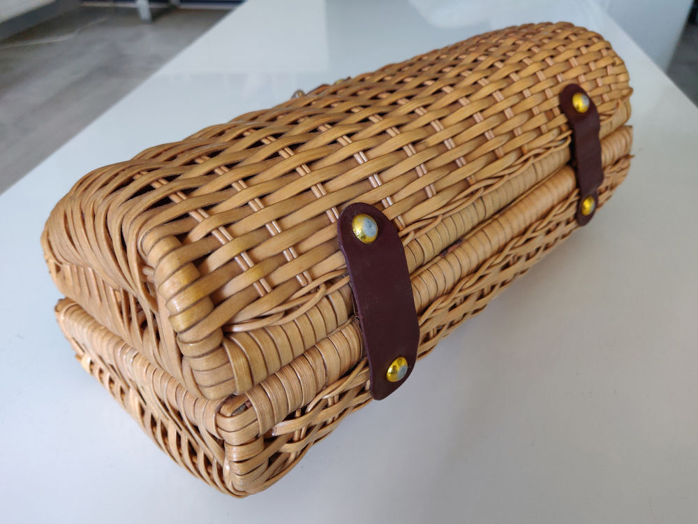 Sac osier vintage Maroquinerie