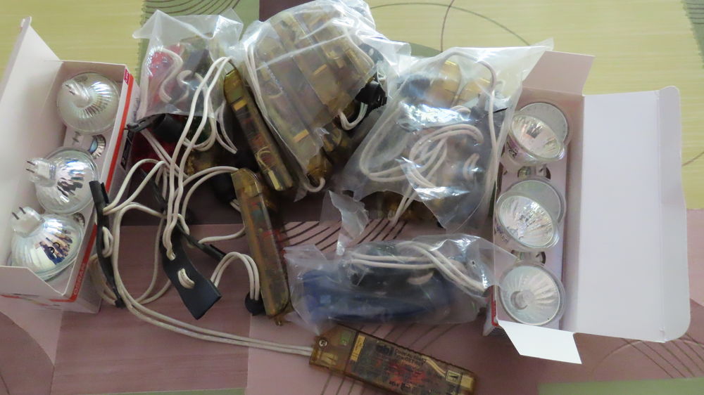 Lots lampes +Transfo Bricolage