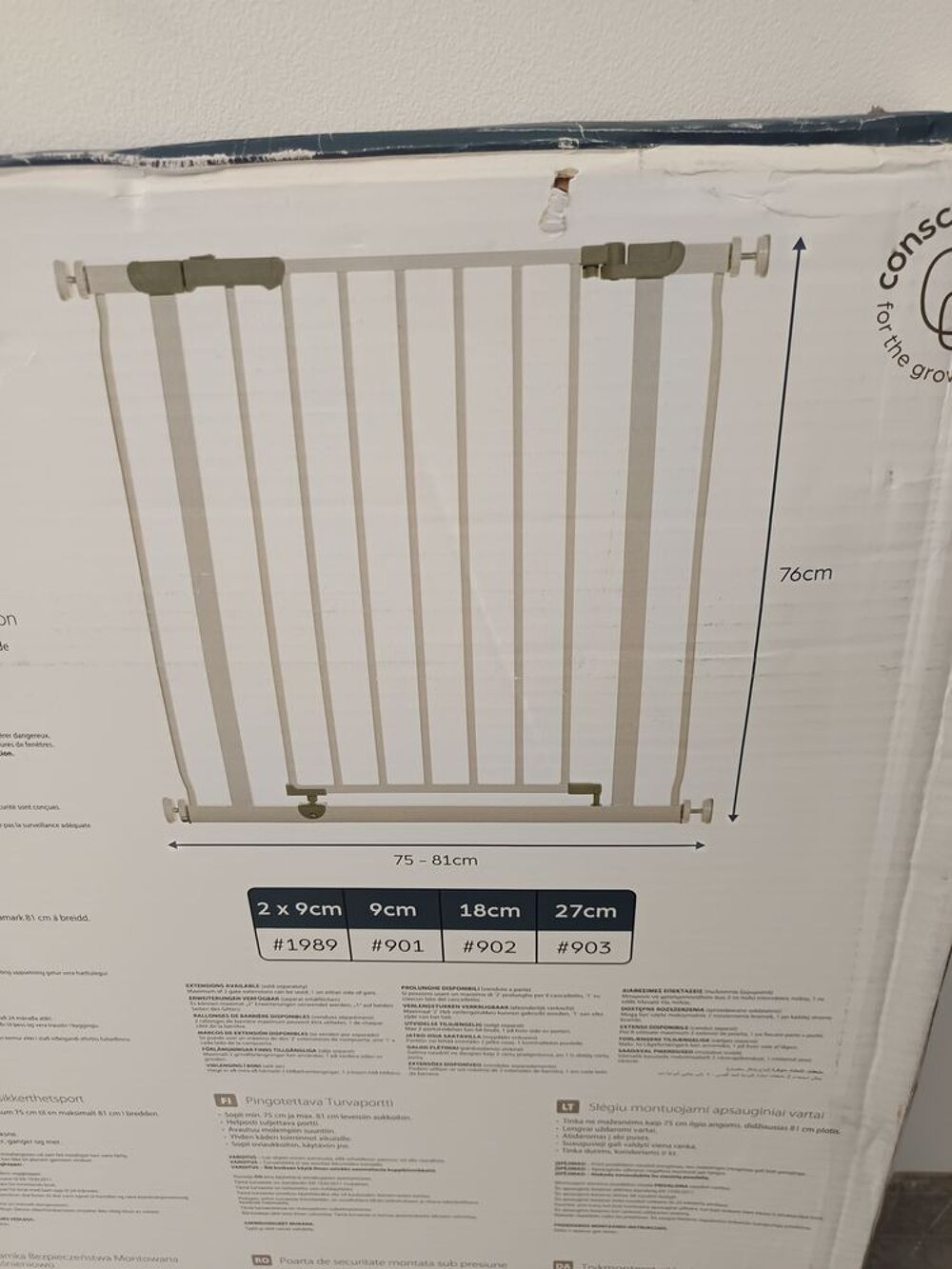 Barri&egrave;re de s&eacute;curit&eacute;. Puériculture