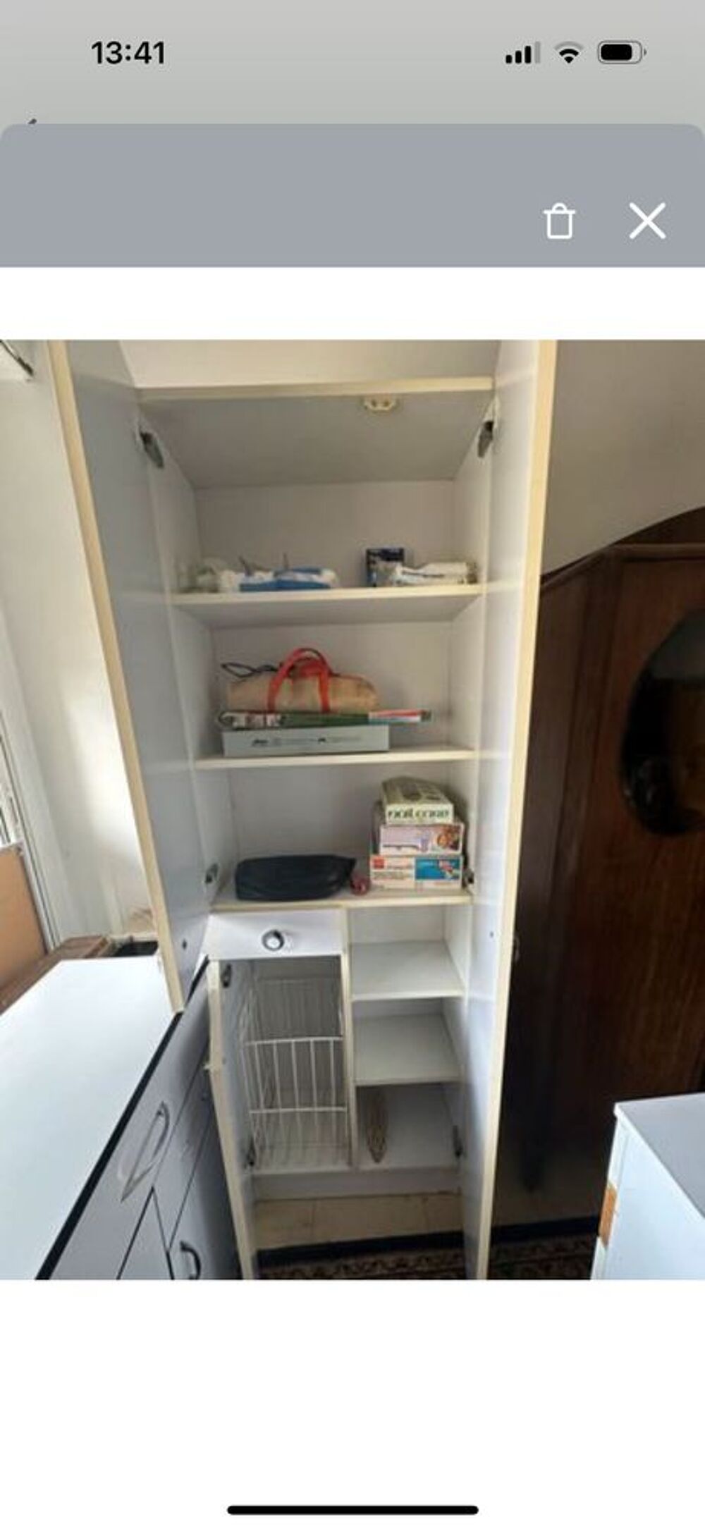 Meuble blanc haut pour salle de bain Meubles