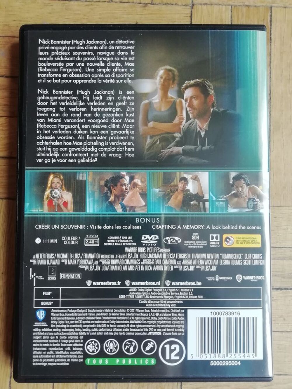 DVD R&eacute;miniscence DVD et blu-ray