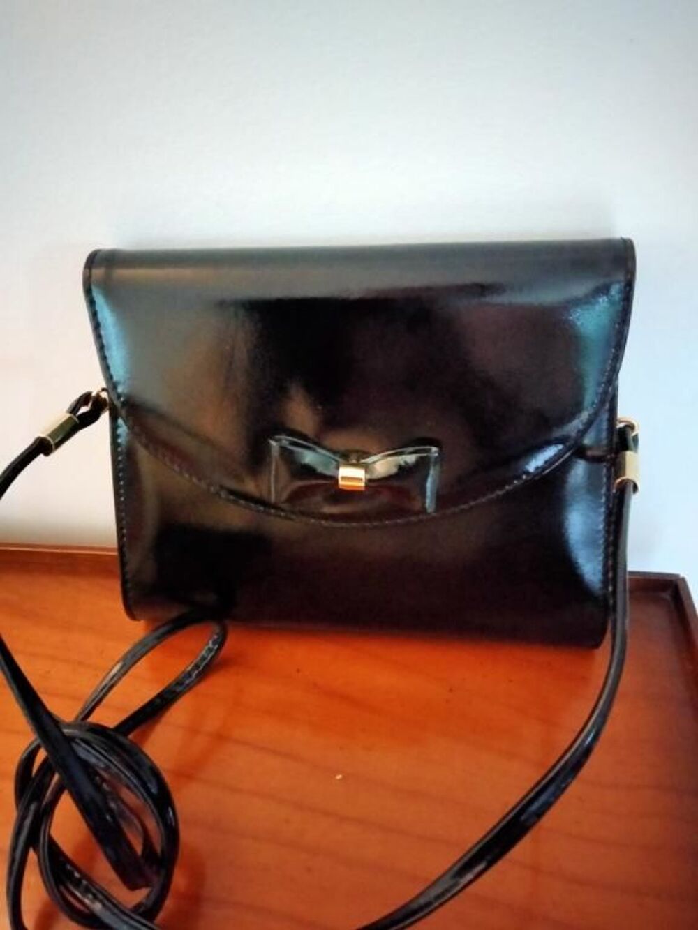 POCHETTE CUIR VERNIS VINTAGE Maroquinerie