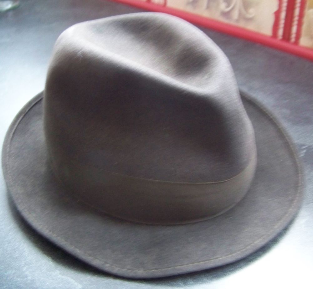 Chapeau feutre homme ancien 