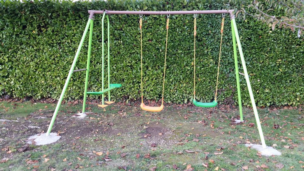 Balan&ccedil;oire enfants 3 agr&eacute;s Jardin